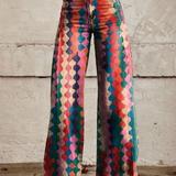 Malina – Boho-Chic széles szárú nadrág