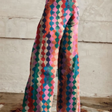 Malina – Boho-Chic széles szárú nadrág