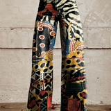 Kasszandra – Boho-Chic bő szárú női nadrág