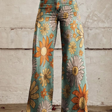 Talida – Boho-Chic széles szárú nadrág