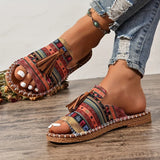 Mihaela – Ibiza elegáns boho papucs