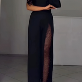 Jolán – Modern jumpsuit széles nadrággal