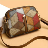 Clio – Patchwork Mini Crossbody Táska
