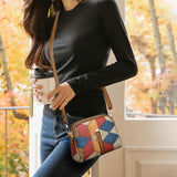 Clio – Patchwork Mini Crossbody Táska