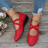 Szimóna – Elegáns Balerina Cipő Éksarokkal
