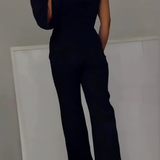 Jolán – Modern jumpsuit széles nadrággal