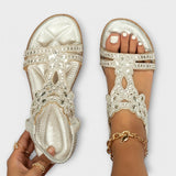 Marina – Boho szandál fonott pánttal