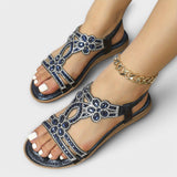 Marina – Boho szandál fonott pánttal