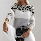 Sára – Elegance Leopard pulóver