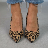 Isabelle – Leopárd Mintás Slingback Női Cipő