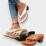 Rodika – Elegáns Mules Papucs Sarokkal