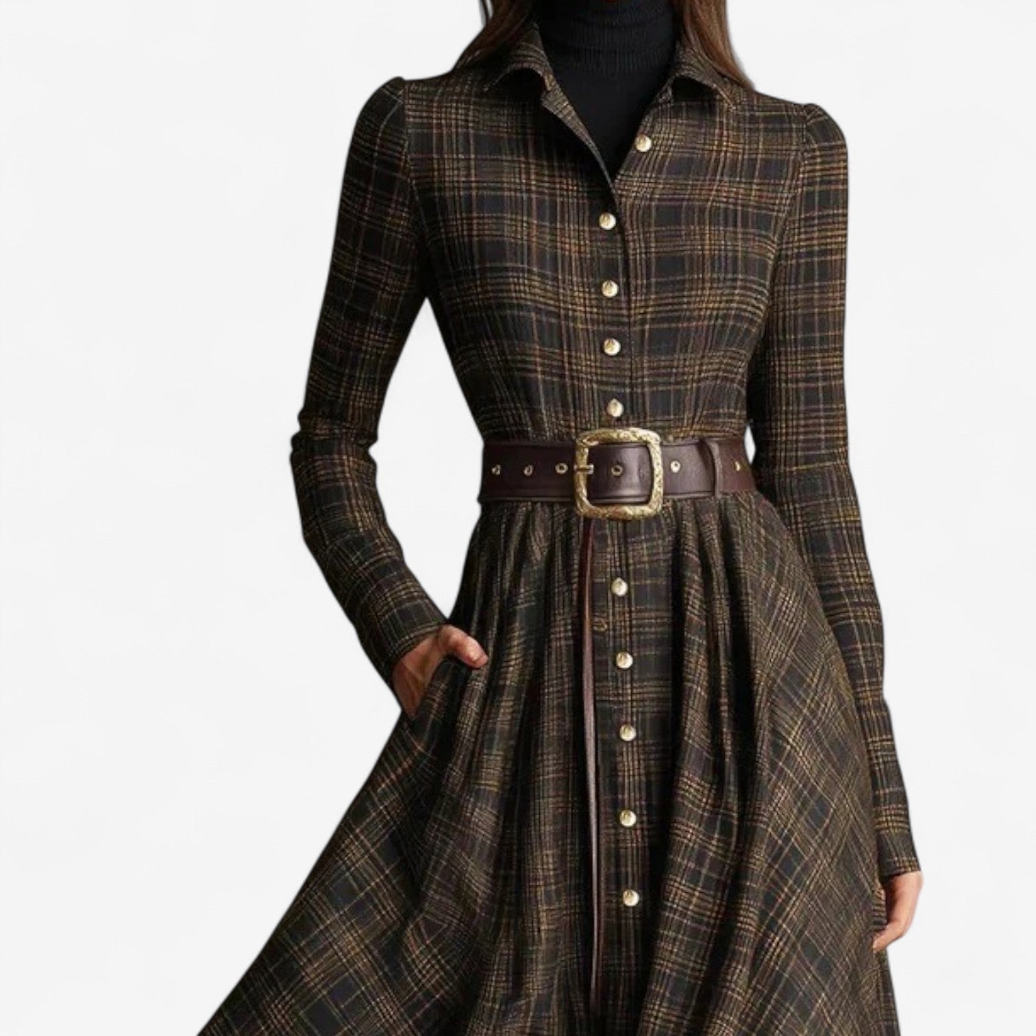 Mónica – Vintage ihletésű maxi ruha