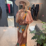 Zóé – Hímzett Boho Maxi Nyári Ruha