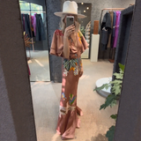 Zóé – Hímzett Boho Maxi Nyári Ruha