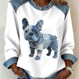 Anka – Puppy Patchwork pulóver