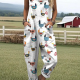 Otília – Állatmintás Jumpsuit
