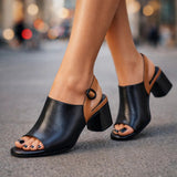 Melanie Marie – Slingback Női Cipő Sarokkal