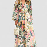 Elvira – Boho stílusú hosszú ruha