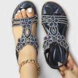 Marina – Boho szandál fonott pánttal