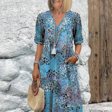 Loredana – Virágmintás Nyári Ruha