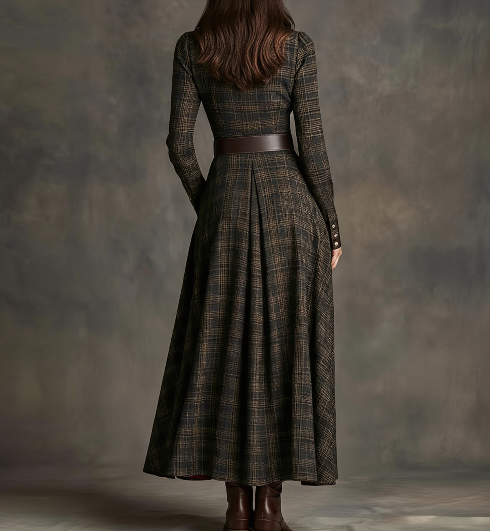 Mónica – Vintage ihletésű maxi ruha